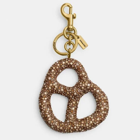 Coach Crystal Pretzel Bag Charm CCY89 🥨𝐒𝐨𝐥𝐝 𝐎𝐮𝐭 𝐀𝐜𝐫𝐨𝐬𝐬 𝐂𝐨𝐚𝐜𝐡 - Picture 15 of 16